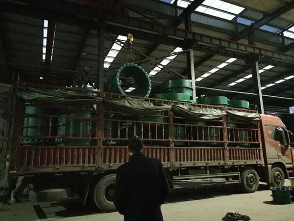 防水套管發貨現場